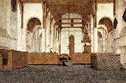Pieter Jansz Saenredam Interior of the Church of St Odulphus, Assendelft oil painting on canvas